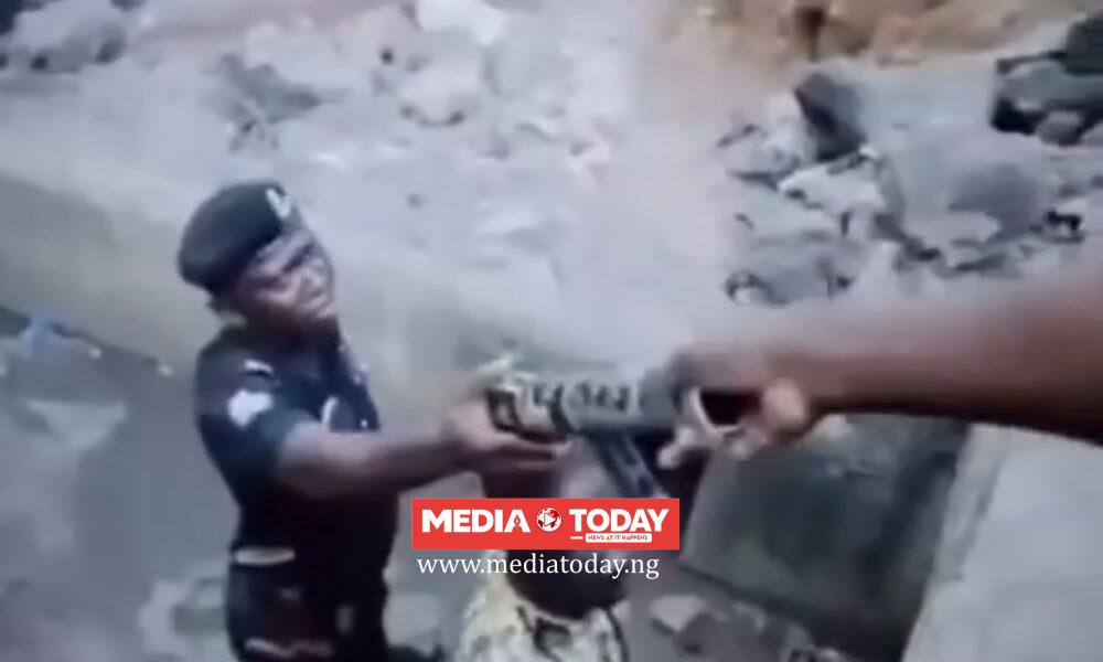 Suspected Thief Turns the Tables on Police, T‍hrow‍s Back Tea⁠rga‍s⁠ Canisters From Drainage Gutter