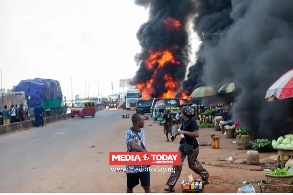 Tanker Explosion Leaves Scores Burnt, Buildings, Vehicles Razed In Edo