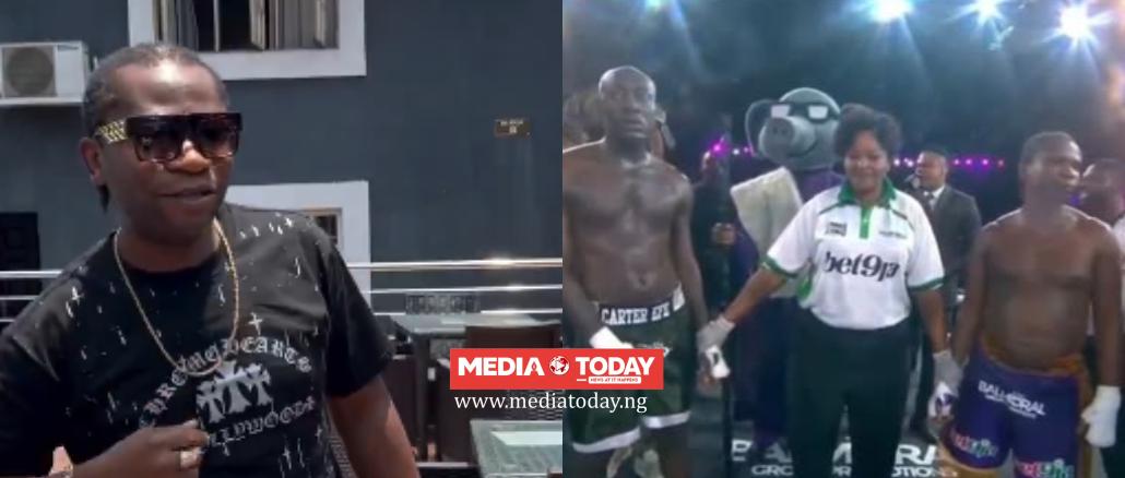 "Na ojoro those judges did last night'- Speed Darlington Demands Rematch With Carter Efe After Boxing Defeat