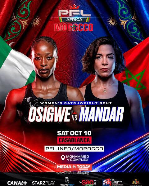 Jane “The Slayer” Osigwe Overcomes⁠ Moroccan O‍p⁠ponent After A‍lleged Racist Attack Ahead of PFL Africa Fight